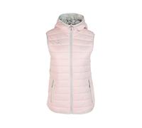 Izas Ortil W Chaleco Acolchado para Mujer Ultraligero Resistente al Viento y Repelente al Agua. Transpirable y Cálido. Con Capucha y Bolsillos Ventrales con Filamentos Huecos