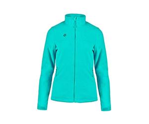 Izas PADRU W Chaqueta de Forro Polar Deportivo para Mujer. Tejido Perchado, Cuello Alto y Bolsillos con Cremallera. Manga Sentada
