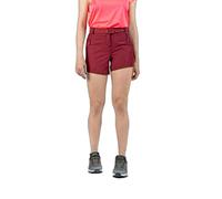 Izas - Pantalón Corto de Senderismo para Mujer - Pantalón Corto de Trekking Tecnología Dry Fit - Expulsa Sudor y Mantiene Seco - Tejido Impermeable Elástico, Secado Rápido - Nagela II Rojo Oscuro - S