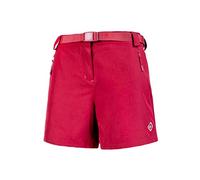 Izas - Pantalón Corto de Senderismo para Mujer - Pantalón Corto de Trekking Tecnología Dry Fit - Expulsa Sudor y Mantiene Seco - Tejido Impermeable Elástico, Secado Rápido - Nagela II Rosa - XS