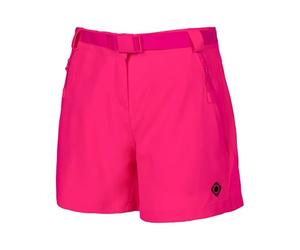 Izas - Pantalón Corto de Senderismo para Mujer - Pantalón Corto de Trekking Tecnología Dry Fit - Expulsa Sudor y Mantiene Seco - Tejido Impermeable Elástico, Secado Rápido - Nagela II Fucsia Fluor- XS
