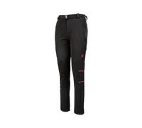 Izas - Pantalón de Montaña de Mujer - Pantalón Trekking de Invierno Slim Fit - Impermeable con Bolsillos de Cremallera y Rodillas Preformadas - Secado Rápido - Aletch Negro y Fucsia - XL