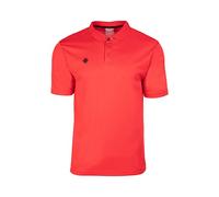 Izas - Polo de Manga Corta para Hombre con Tecnología Dry Fit - Polo Deportivo con Hydrospeed Que Expulsa el Sudor a la Superficie y Mantiene Seca la Piel - Acay en Color Rojo y Negro - Talla L