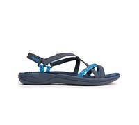 Izas - Sandalias de Senderismo con Cierre Ajustable en 4 puntos - Sandalias de Trekking Mujer Transpirable, Cómodas y de Secado Rápido - Ancelle V3 Color Azul Marino/Azul Claro - Talla 37