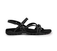 Izas Sandalias de Senderismo para Mujer Deportivas y Cómodas. Sandalias Planas de Verano para Trekking y Caminar de Diseño Ergonómico con 3 Ajustadores. Color Negro