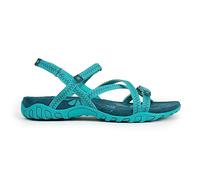 Izas Sandalias de Senderismo para Mujer Deportivas y Cómodas. Sandalias Planas de Verano para Trekking y Caminar de Diseño Ergonómico con 3 Ajustadores. Color Azul