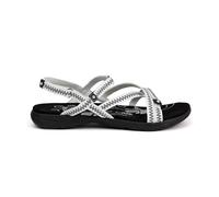 Izas - Sandalias Deportivas para Mujer - TENCELLE - Color White/Blanco - Comodidad y Estilo para Trekking y Senderismo - 100% Malla/Webbing - Suela TPR - Tallas 36-41