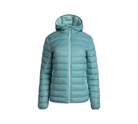 Izas Sindu W V2 Chaqueta Ultraligera de Mujer Mount-Loft para Outdoor y Climas Fríos, Resistente al Viento y Agua, Transpirable, Capucha Fija, Bolsillos con Cremallera, Plegable