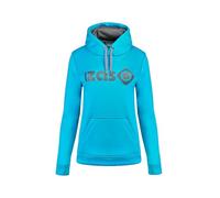 Izas - Sudadera con Capucha para Mujer - Sudadera de Mujer con Capucha Ajustable con Cordones - para Trekking y Ambiente Urbano - Duero V3 en Color Turquesa - Talla 2XL