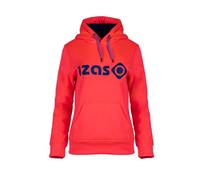 Izas - Sudadera con Capucha para Mujer - Sudadera de Mujer con Capucha Ajustable con Cordones - para Trekking y Ambiente Urbano - Duero V3 en Color Coral Neón - Talla 2XL
