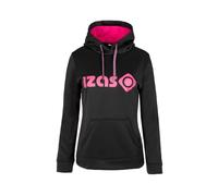 Izas - Sudadera con Capucha para Mujer - Sudadera de Mujer con Capucha Ajustable con Cordones - para Trekking y Ambiente Urbano - Duero V3 en Color Negro y Fucsia - Talla XS