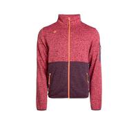 Izas Vadiel Chaqueta de Hombre Look Wool para Invierno. Abrigo Resistente al Viento y Lluvia con Cremallera y Bolsillos. Anorak Transpirable y Cálido para Frío y Nieve. Color Coral. Talla L