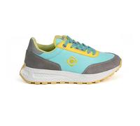 Izas - Zapatillas de Senderismo para Mujer - Aneko-W - s - Suela Interior de Goma EVA y Exterior MD+RB - Ideales para Trekking y Outdoor - Color Menta/Yellow - Tallas 36-41