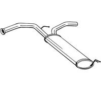 IZAWIT 28.062 Silenciador trasero para TOYOTA AYGO (WNB1, KGB1) para CITROËN C1