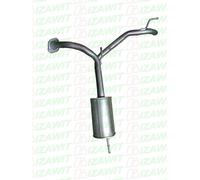 IZAWIT 30.037 Silenciador trasero para HONDA CIVIC VIII Hatchback (FN, FK)