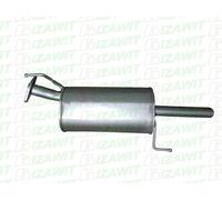 IZAWIT 33.060 Silenciador trasero posterior Tubo de Escape Silenciador Silenciador de escape