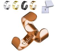 Izbdcy Calmi Ring - The Original Calmi Ring Magnetic Therapy Rings for Women, Natural Therapies of Acupressure and Magnetotherapy for Sleep-Enhancing and Stress-Reducing (Rose gold)