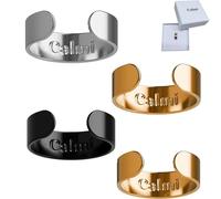 Izbdcy Calmi Ring - The Original Calmi Ring Magnetic Therapy Rings for Women, Natural Therapies of Acupressure and Magnetotherapy for Sleep-Enhancing and Stress-Reducing (4set)