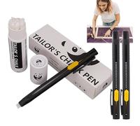 Izbdcy Heat Erasable Fabric Marker for Sewing Embroidery Quilting - Clearly Marked on All Kinds of Fabrics, Will Disappear Permanently After Ironing and Will Not Appear at Low Temperatures (2)