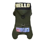 Izefia Abrigo de Perro Ropa para Mascotas Traje a Prueba de Viento Abrigos de Tiempo FrÍO Chaqueta Buena Suerte Invierno CÁLido Ropa Gruesa Abrigo de AlgodÓN a Prueba de Nieve para Gato Pequeño