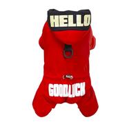 Izefia Abrigo de Perro Ropa para Mascotas Traje a Prueba de Viento Abrigos de Tiempo FrÍO Chaqueta Buena Suerte Invierno CÁLido Ropa Gruesa Abrigo de AlgodÓN a Prueba de Nieve para Gato Pequeño