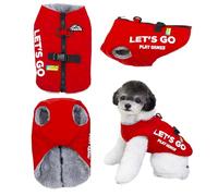 Izefia Abrigo para Perros Ropa para Mascotas Abrigos de Clima Frío Chaqueta Deportiva al Aire Libre Suéter Cálido Suéter de Invierno Ropa Gruesa Vamos Chaleco de Montaña Abrigo para Gato Pequeño Perro