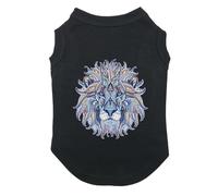 Izefia Camisa de Perro Ropa Camiseta de Cachorro Camiseta Transpirable Camisa de Rey León Fresco Chaleco de Algodón de Verano Cachorro Gato Mediano