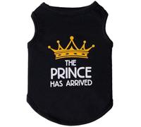 Izefia Camisetas para Perros Ropa Transpirable Princesa Cumpleaños Frescas Verano Camiseta Sin Mangas Chaleco Camiseta para Perro Pequeño Cachorro Gato