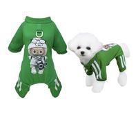 Izefia Perro Sudadera con Capucha Ropa LABA 4 Patas Sudadera de Lana Sin Capucha Suéter Invierno Caliente Algodón con Capucha Cuello Tripulante para Perro Pequeño Gato Medio