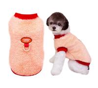 Izefia Ropa de Suéter para Perro Suéteres de Lana y Polar con Bucle para Correa Suéter de Invierno Abrigado Sudadera Suave Pijamas Adorables Chaleco con Patrón Lindo para Perro Pequeño y Gato Mediano