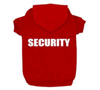 Izefia Ropa para Perros Sudadera con Capucha Security Suéter Abrigo de Algodón Polar Cálido para Perros Pequeños Gato Mediano Rojo XL