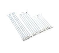 IZHAOGJING 14 radios de rueda de motocicleta de 3 mm de diámetro de 124 mm a 225 mm de longitud, con pezones, radios de rueda trasera para motocicleta (200 mm)