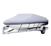 IZHAOGJING Funda para Barco, Fundas para Barcos Impermeable Funda Impermeable for Barco, remolcable de 20'-22', con Manga hasta 106", Cubierta Casco en V, Resistente, 210D, for Uso Marino