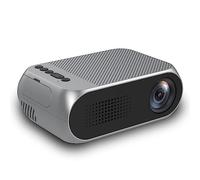 IZHIUTP Mini Proyector Portátil HD 1080P DLP con Batería Recargable, Versión YG320 LCD USB y Reproductor de Películas de 100-240V (EE. UU.)
