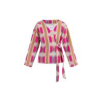 IZIA Cárdigan beige claro / turquesa / amarillo oscuro / magenta S EUR