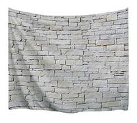 izielad Tapiz Tapiz de pared Tapiz de mármol Ladrillo Pizarra Pared de piedra con rocas Resumen Decoración Tapiz de pared Colgante para dormitorio Sala de estar Dormitorio 203x153cm 80"x60"