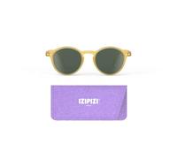 IZIPIZI Gafas de sol Pantos para niños #d - Diseñadas en París - Tonos polarizados para niños de 3 a 5 años - 100 % protección UV categoría 3, marco biológico, lentes grises, miel amarilla