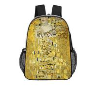 IZIWDORW Gustav Klimts the Kiss - Mochila transparente para niños, bolsa de natación, mochila escolar transparente, lavable, PVC, impermeable, ligera, duradera para niños y niñas