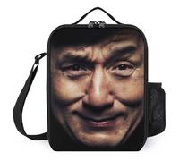 IZIWDORW Jackie chan Loncheras con paneles laterales expandibles, capacidad ajustable de 4 L a 6 L, uso inteligente del espacio