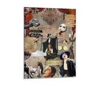 IZIWDORW Lienzo decorativo para pared, diseño de El fantasma de la ópera en marco para el hogar, oficina, dormitorio, salón, interior