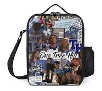 IZIWDORW Nathan Scott - Loncheras para el trabajo con bolsillo para bolsa de hielo, bolsa de preparación de comidas con aislamiento térmico para adultos, esencial para la oficina y la escuela