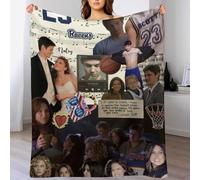 IZIWDORW Nathan Scott - Manta compacta de terciopelo para oficina, cama, clima frío, portátil, hipoalergénica, de secado rápido, cálida