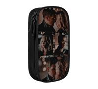 IZIWDORW Team Damon Salvatore - Estuche para equipo de pesca, cremallera duradera y tela resistente al agua para ganchos, líneas, bolígrafos