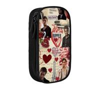 IZIWDORW Team Damon Salvatore - Estuche para equipo de pesca, cremallera duradera y tela resistente al agua para ganchos, líneas, bolígrafos