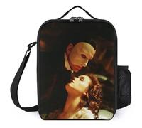 IZIWDORW The Phantom of The Opera - Loncheras térmicas grandes con correa para el hombro, contenedor de alimentos a prueba de fugas para el trabajo, picnic, playa (26 x 20 x 12 cm)
