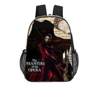IZIWDORW The Phantom of the Opera - Mochila reforzada de PVC transparente, impermeable, para niños y niñas
