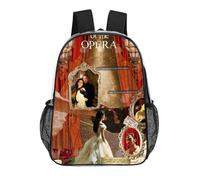 IZIWDORW The Phantom of the Opera Mochila Sofisticada Bolsa de Natación Transparente PVC Transparente Impermeable Mochila
