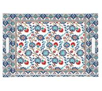 IZNIK - Bandeja Rectangular de melamina (49 x 34 cm)