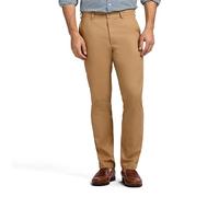 Izod American Chino Flat Front Straight Fit Pant Pantalones Informales, Legacy English Khaki, 38W x 32L para Hombre