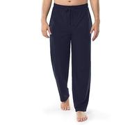 Izod Jersey Knit Sleep Pant Pantalón de Pijama, Azul Marino, 27-32 para Hombre